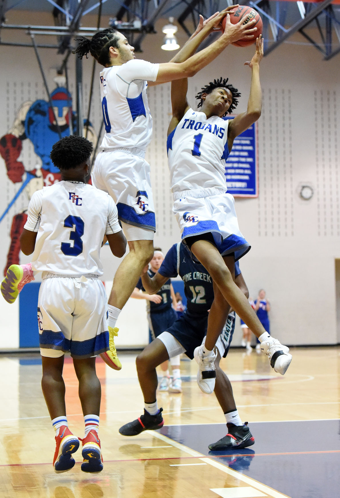 PHOTOS: Fountain-Fort Carson Trojans (58) Pine Creek Eagles (70)